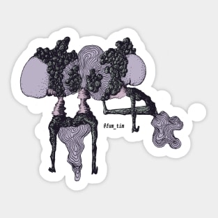 Two Farts Sticker